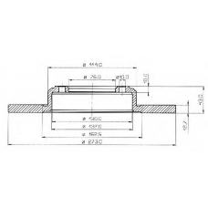 BSF1064 QUINTON HAZELL Тормозной диск
