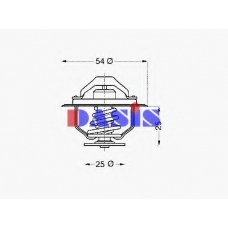 751901N AKS DASIS Термостат, охлаждающая жидкость