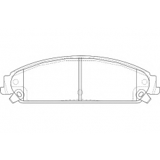 WBP24164A WAGNER LOCKHEED Комплект тормозных колодок, дисковый тормоз