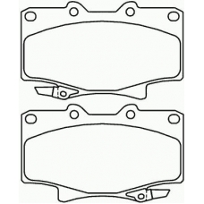 P 83 025 BREMBO Комплект тормозных колодок, дисковый тормоз