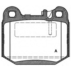 BPA0014.40 OPEN PARTS Комплект тормозных колодок, дисковый тормоз