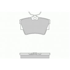 12-0866 E.T.F. Комплект тормозных колодок, дисковый тормоз