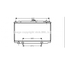 DNA2216 AVA Радиатор, охлаждение двигателя