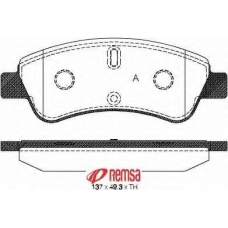 0840.10 METZGER Комплект тормозных колодок, дисковый тормоз