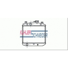 2600301 KUHLER SCHNEIDER Радиатор, охлаждение двигател