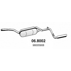 06.8002 ASSO Средний / конечный глушитель ог