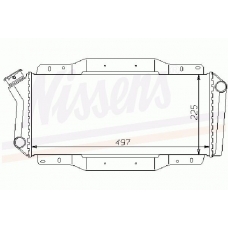 62151 NISSENS Радиатор, охлаждение двигателя