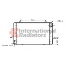 18002033 VAN WEZEL Радиатор, охлаждение двигателя