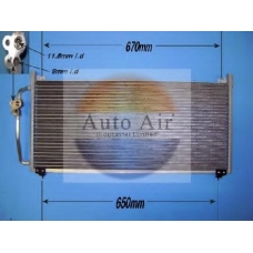 16-1305 AUTO AIR GLOUCESTER Конденсатор, кондиционер