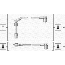 941318111140 MAGNETI MARELLI Комплект проводов зажигания