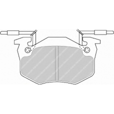 FDB428B FERODO Комплект тормозных колодок, дисковый тормоз