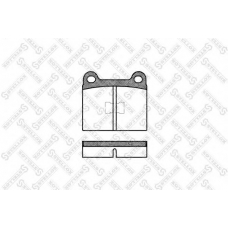 028 000-SX STELLOX Комплект тормозных колодок, дисковый тормоз