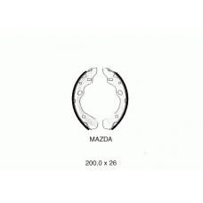 6.075 PEX Комплект тормозных колодок