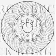 BBD5810S BORG & BECK Тормозной диск