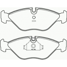 P 71 005 BREMBO Комплект тормозных колодок, дисковый тормоз