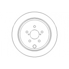 NBD1721 NATIONAL Тормозной диск