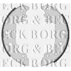 BBS6305 BORG & BECK Комплект тормозных колодок