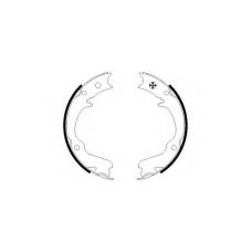 MFR506 MINTEX Комплект тормозных колодок, стояночная тормозная с