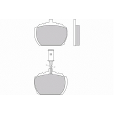 12-0207 E.T.F. Комплект тормозных колодок, дисковый тормоз