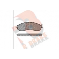 RB1147 R BRAKE Комплект тормозных колодок, дисковый тормоз