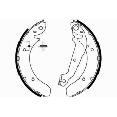 5161521 GIRLING Комплект тормозных колодок