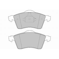 FD6759N NECTO Комплект тормозных колодок, дисковый тормоз