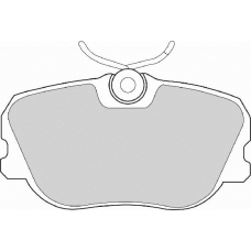 FD6134A NECTO Комплект тормозных колодок, дисковый тормоз