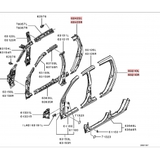 5313B396 MITSUBISHI Крыло заднее внешнее правое
