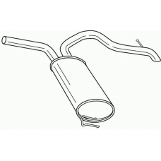 41658 SIGAM Глушитель выхлопных газов конечный