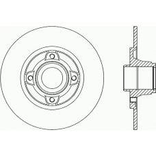 BDA1461.10 OPEN PARTS Тормозной диск