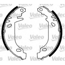 554678 VALEO Комплект тормозных колодок