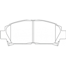 PN-1362 JNBK Колодки тормозные