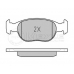 025 231 8118 MEYLE Комплект тормозных колодок, дисковый тормоз