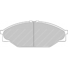FD6823V NECTO Комплект тормозных колодок, дисковый тормоз