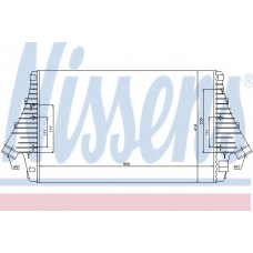 96647 NISSENS Интеркулер