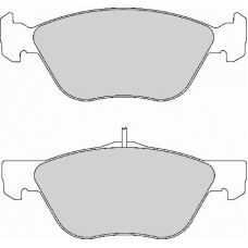 FD6771A NECTO Комплект тормозных колодок, дисковый тормоз