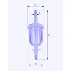 FI 3104/4 UNICO FILTER Топливный фильтр