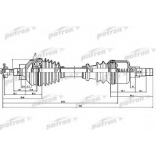 PDS1291 PATRON Приводной вал