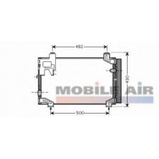 53005394 VAN WEZEL Конденсатор, кондиционер