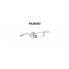 FA25393 VENEPORTE Глушитель выхлопных газов конечный