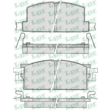 05P287 LPR Комплект тормозных колодок, дисковый тормоз