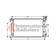 60532293 SCHLIECKMANN Радиатор, охлаждение двигателя