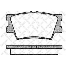 1242 000B-SX STELLOX Комплект тормозных колодок, дисковый тормоз