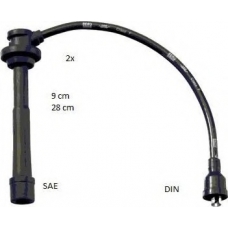 ZEF1636 BERU Комплект проводов зажигания