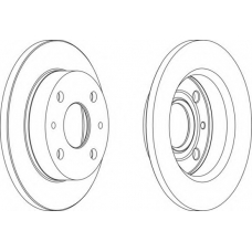 DDF1302 FERODO Тормозной диск