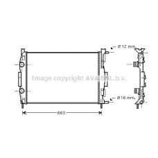 RTA2308 Prasco Радиатор, охлаждение двигателя