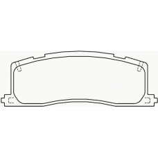 P 83 030 BREMBO Комплект тормозных колодок, дисковый тормоз