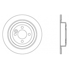 BDR2613.10 OPEN PARTS Тормозной диск