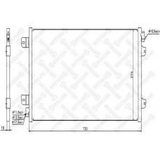 10-45149-SX STELLOX Конденсатор, кондиционер