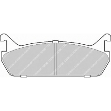 FSL654 FERODO Комплект тормозных колодок, дисковый тормоз